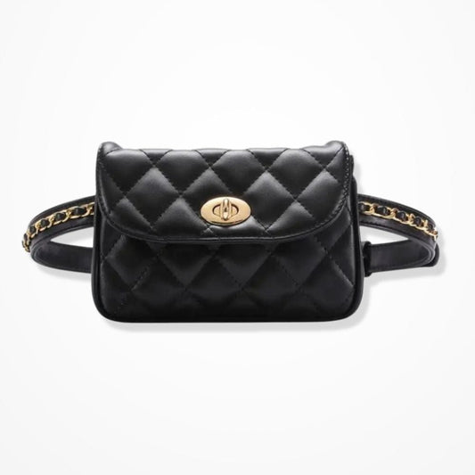 Sac Pochette Ceinture Cuir Femme 