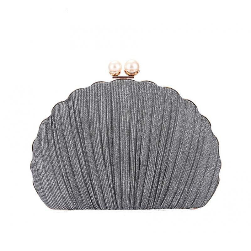 Sac Pochette Coquillage - StyleMarque Gris