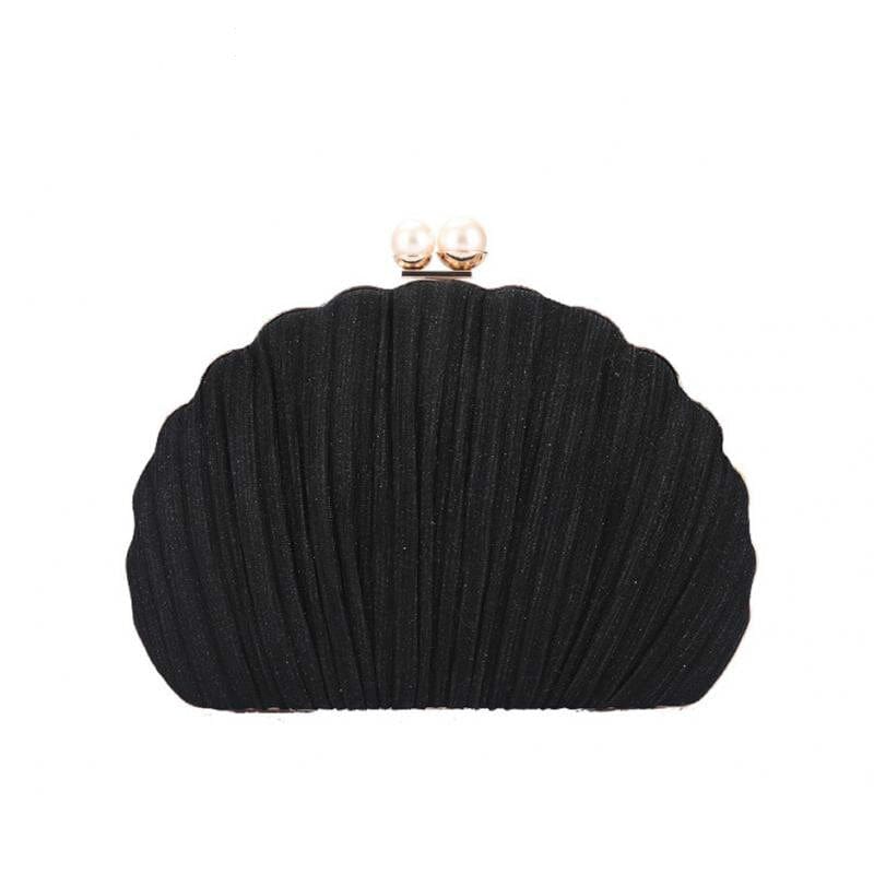 Sac Pochette Coquillage - StyleMarque Noir