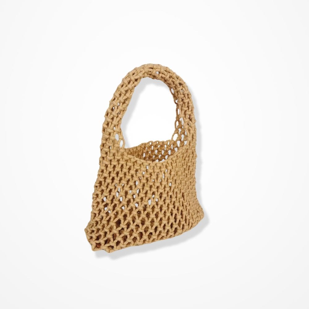 Sac Pochette Crochet  Marron