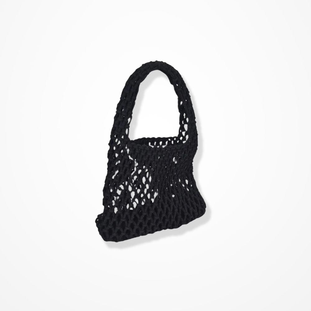 Sac Pochette Crochet  Noir