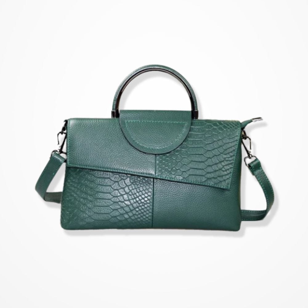 Sac Pochette Cuir Bandoulière  Vert