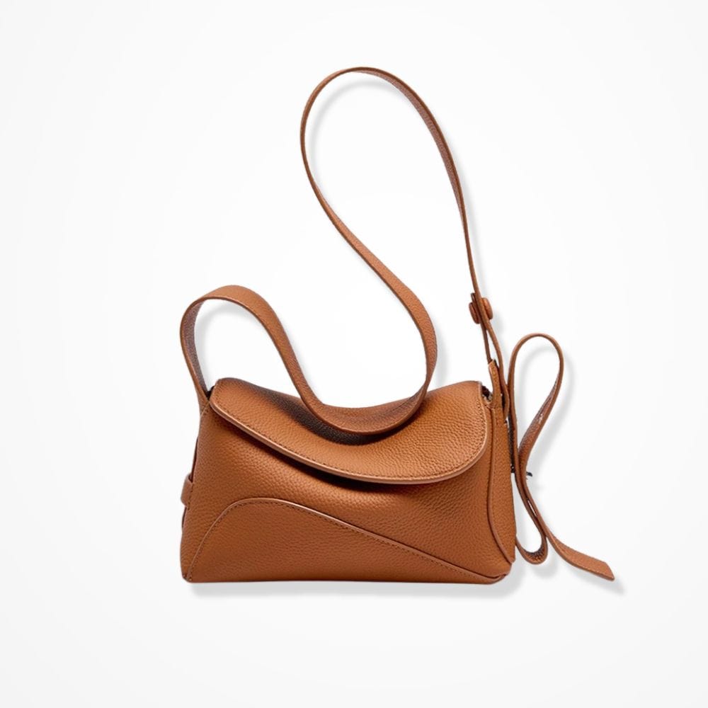 Sac Pochette Cuir  Marron