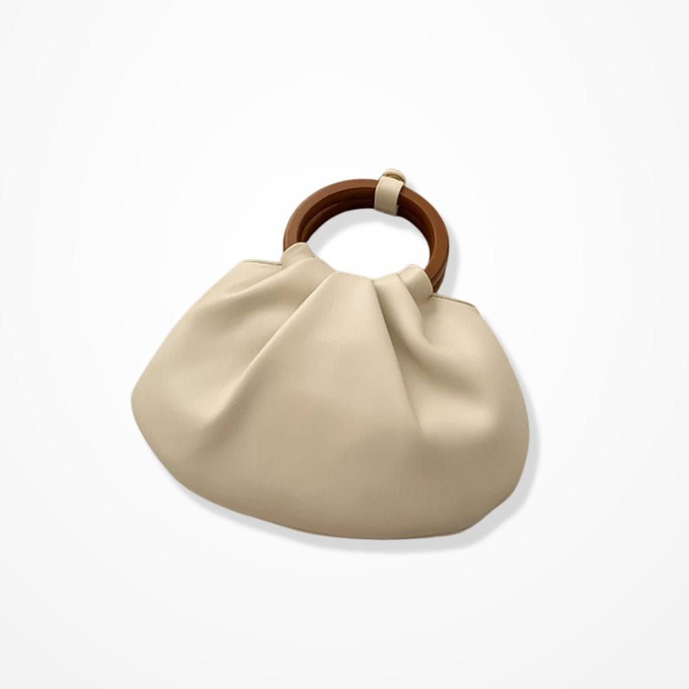 Sac Pochette Femme Cuir  Blanc