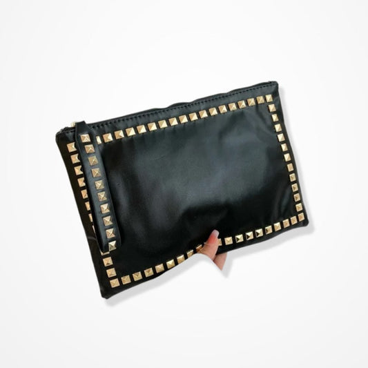 Sac Pochette Femme Cuir Noir 