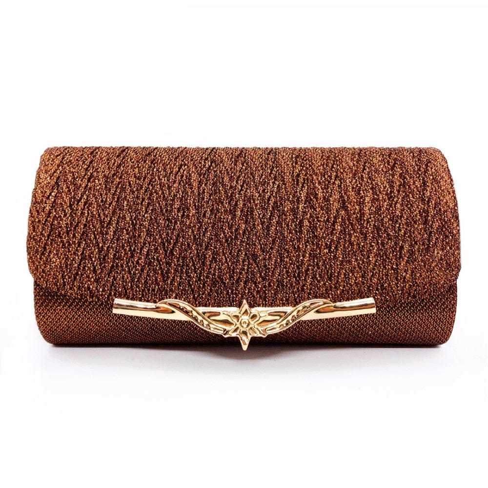 Sac Pochette Femme Discret - Glam Touch Marron