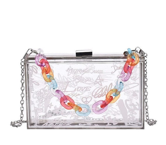 Sac Pochette Femme Transparent - CrystalClear