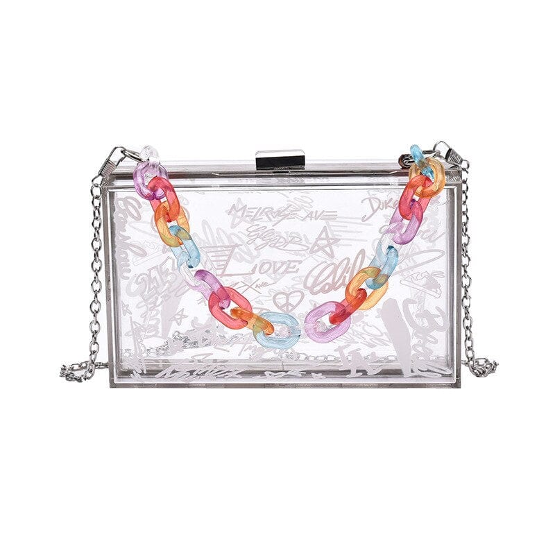 Sac Pochette Femme Transparent - CrystalClear