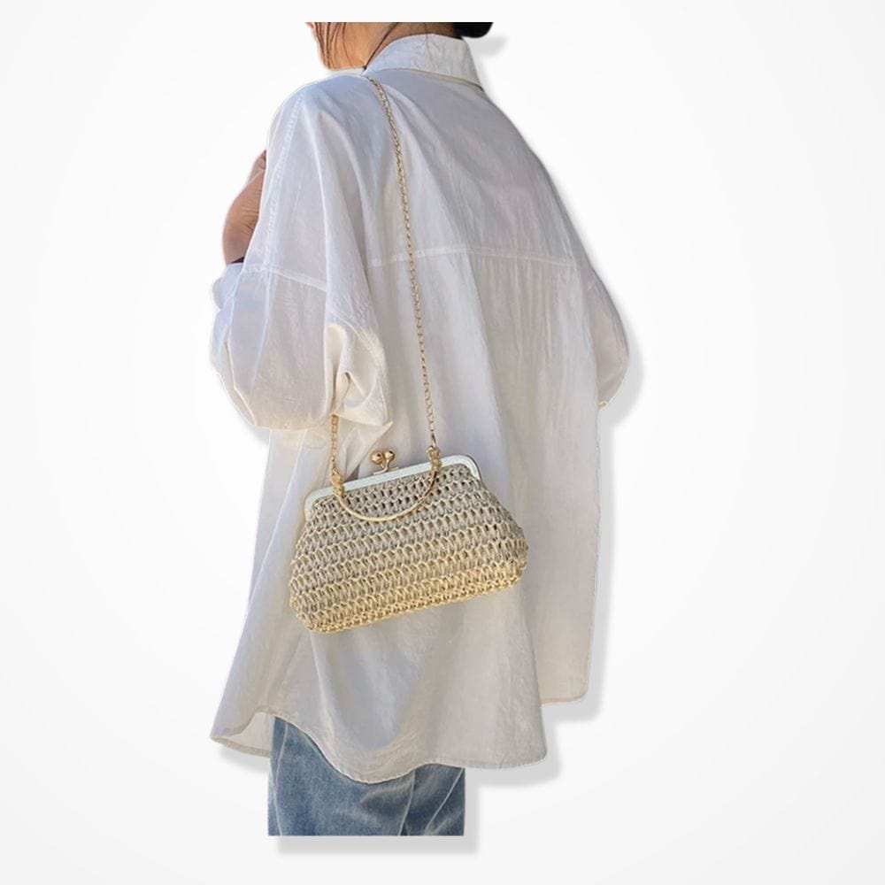 Sac Pochette Paille 