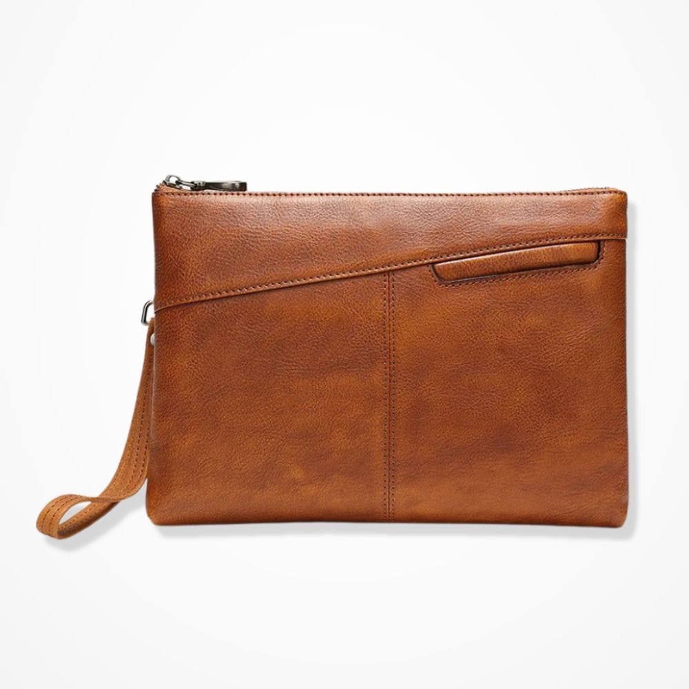 Sac Pochette Pour Homme  Marron