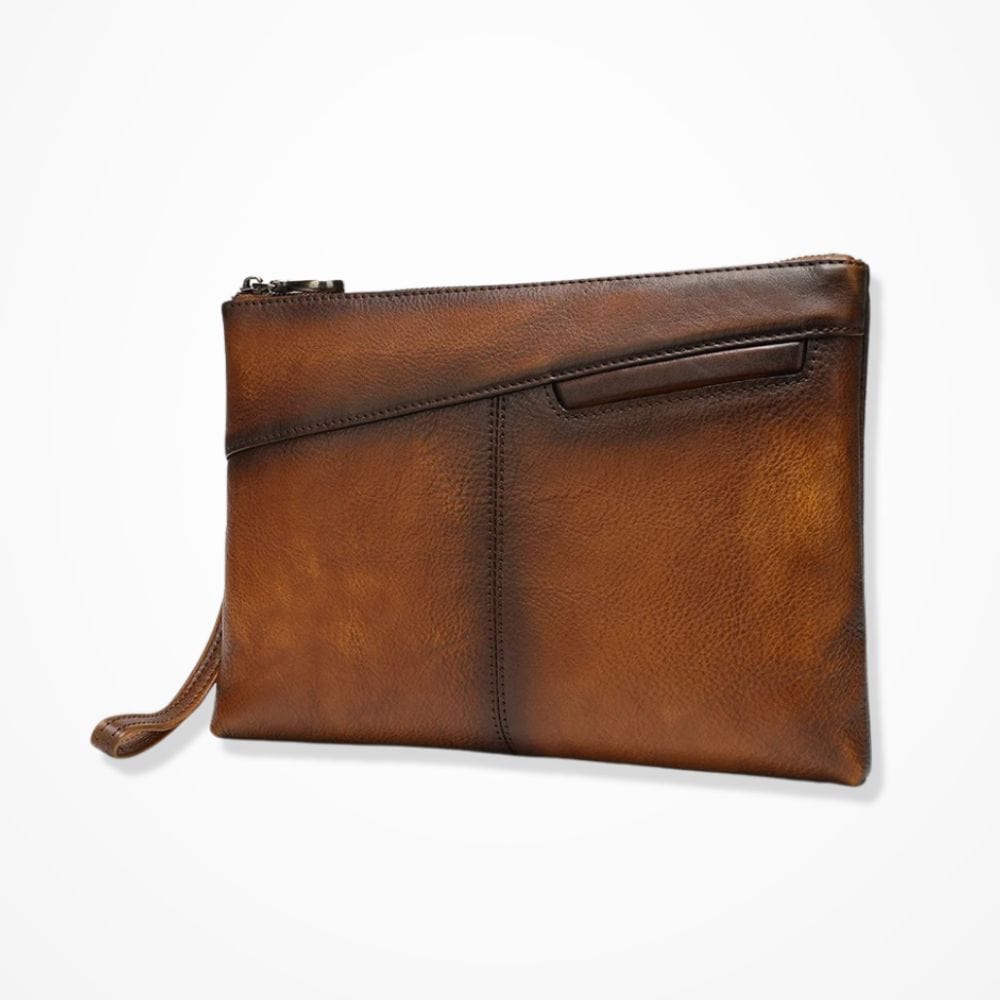 Sac Pochette Pour Homme  Marron foncé