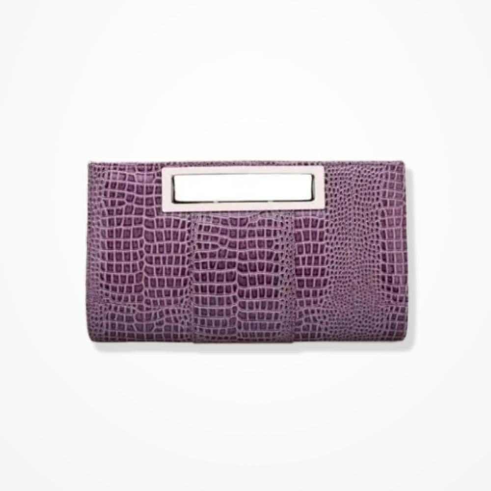 Sac Pochette Serpent  Mauve