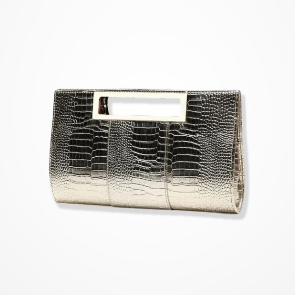 Sac Pochette Serpent  Or