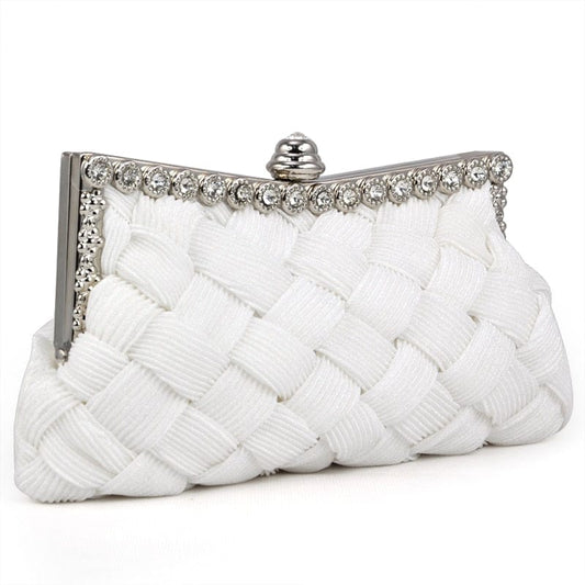 Sac Pochette Soirée Femme - Glam Night Blanc