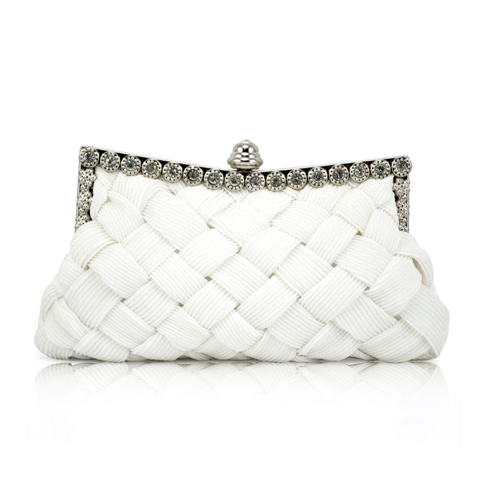 Sac Pochette Soirée Femme - Glam Night Blanc