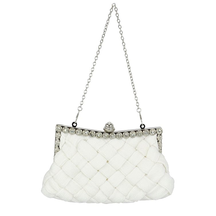 Sac Pochette Soirée Femme - Glam Night Blanc