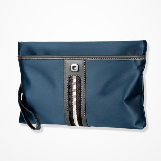 Sac Pochette Tissu Homme  Bleu