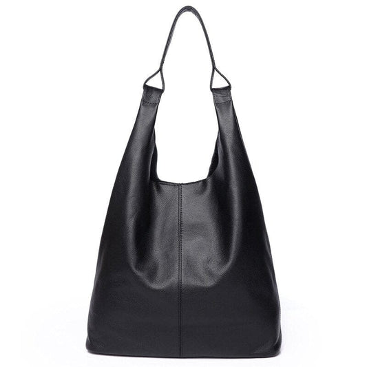 Sacs à Main en Cuir Noir Femme - NoirLuxe Noir / 35x12x33cm