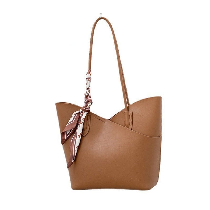 Sacs à Main pour Femme - ÉléganceFéminine Marron / 25 cm